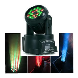 Світлодіодна голова BIG MHBEAM18 * 3W RGB, image 