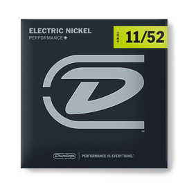 Струны для электрогитары DUNLOP DEN1152 ELECTRIC NICKEL PERFORMANCE+ 11-52, фото 