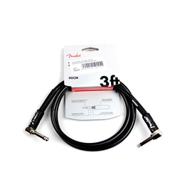 Кабель инструментальный FENDER CABLE PROFESSIONAL SERIES 3' BLACK, фото 