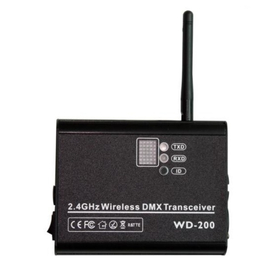 2.4G Беспроводной DMX приемник/передатчик WD-200, фото 