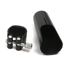 Лигатура для сопрано саксофона J.MICHAEL D02 Leather Clamp and Cap for Soprano Sax