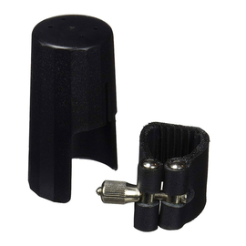 Лигатура для альт саксофона J.MICHAEL D03 Leather Clamp and Cap for Alto Sax
