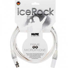 Кабель микрофонный KLOTZ ICE ROCK MIC CABLE WHITE 5 M, фото 