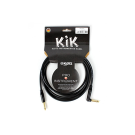 Кабель инструментальный KLOTZ KIK INSTRUMENT CABLE ANGLED BLACK 3 M, фото 