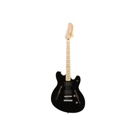 Гитара полуакустическая SQUIER by FENDER AFFINITY SERIES STARCASTER MAPLE FINGERBOARD BLACK, фото 