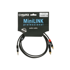 Кабель коммутационный KLOTZ KY7-090 MINILINK PRO Y-CABLE BLACK 0.9 M, фото 