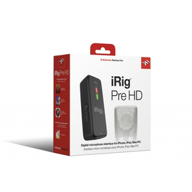 Аудиоинтерфейс + микрофонный предусилитель IK MULTIMEDIA iRig Pre HD