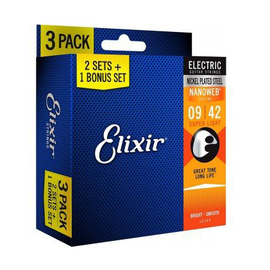 Струны для электрогитары Elixir EL NW SL (3 Pk)