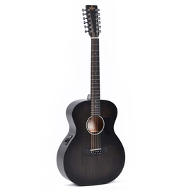 Двенадцатиструнная электроакустическая гитара Sigma GM12E-BKB