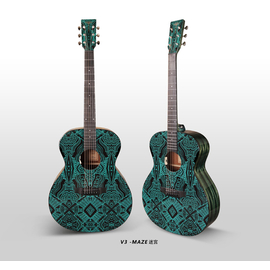 Электроакустическая гитара Tyma V-3 Maze