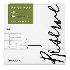 Трости для альт саксофона D`ADDARIO Reserve - Alto Sax #3.0 - 25 Pack