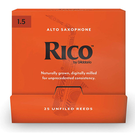 Трости для альт саксофона D`ADDARIO Rico - Alto Sax #1.5 - 25 Pack