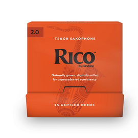 Трости для тенор саксофона D`ADDARIO Rico - Tenor Sax #2.0 - 25 Pack