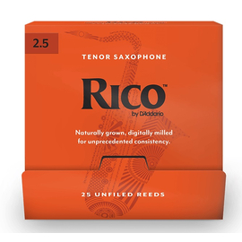 Трости для тенор саксофона D`ADDARIO Rico - Tenor Sax #2.5 - 25 Pack
