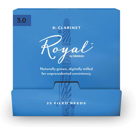Трости для кларнета D`ADDARIO Royal - Bb Clarinet #3.0 - 25 box