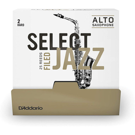 Трости для альт саксофона D`ADDARIO Select Jazz - Alto Sax Filed 2H - 25 Pack