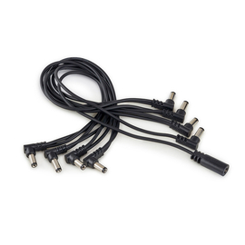 Патч-кабель для питания гитарных педалей ROCKBOARD RBO CAB POWER DC8 A Flat Daisy Chain Cable, 8 Outputs, angled