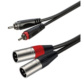 Готовый аудиокабель Roxtone RACC190L3, 2х1x0.14 кв. мм, вн. диаметр 4x8 мм, 3 м