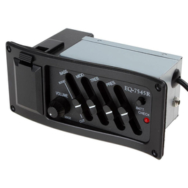 Активный предусилитель для акустической / классической гитары PAXPHIL EQ-7545R 4-BAND EQ ACOUSTIC PREAMP