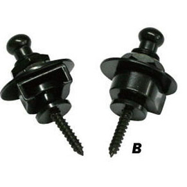 Стреплоки для гитарного ремня PAXPHIL PSL700B STRAP SECURITY LOCKS (BLACK)
