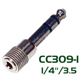 Переходник миниджек 1/8" TRS(мама) - 1/4" TRS (папа) SOUNDKING CC309-1