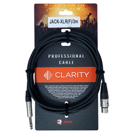 Кабель Clarity JACK-XLR(F)/3m