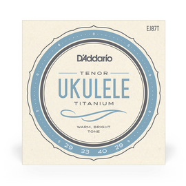 Струны для тенор-укулеле D'ADDARIO EJ87T TITANIUM UKULELE TENOR