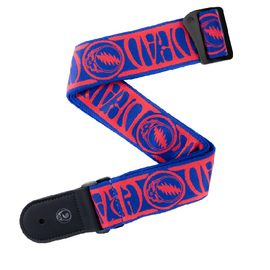 Гитарный ремень D'ADDARIO 50GD00 GRATEFUL DEAD GUITAR STRAP - Steal Your Face, Red/Blue