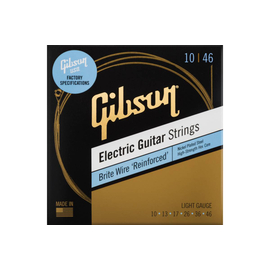 Струны для электрогитар GIBSON SEG-BWR10 BRITE WIRE REINFORCED 10-46 LIGHT