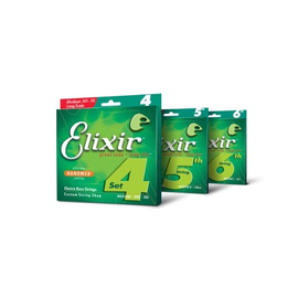 Струны для бас-гитары Elixir 4S NW LM XL