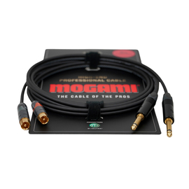 Коммутационный кабель Mogami 2xJACK-2xRCA/2m