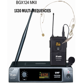 Радиосистема DV audio BGX-124 MKII с петличным микрофоном