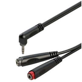 Готовый кабель Roxtone RAYC310AL02, 2х1x0.14 кв. мм, вн. диаметр 4x8 мм, 0,2 м