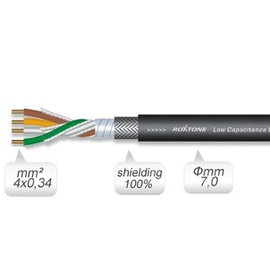 Кабель DMX ROXTONE DMX004-BK