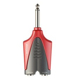 Переходник Roxtone RPAN306 6.3mm jack mono male (папа) - 2x6.3 jack mono female (мама)