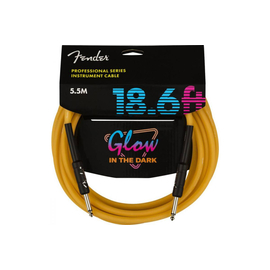 Инструментальный кабель FENDER CABLE PROFESSIONAL SERIES 18.6' GLOW IN DARK ORANGE