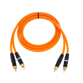 Коммутационный кабель CORDIAL CEON DJ RCA 1,5 Orange