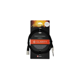 Симметричный (балансный) кабель Clarity JACK-XLR(M) PRO/2m
