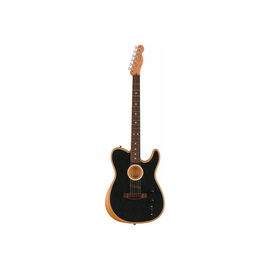 Гибридная полуакустическая электрогитара FENDER ACOUSTASONIC PLAYER TELECASTER BRUSHED BLACK