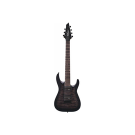 Семиструнна електрогітара JACKSON JS22Q-7 DKA DINKY ARCH TOP HT TRANSPARENT BLACK BURST