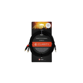 Коммутационный кабель Clarity miniJACK-2xRCA-B/5m