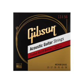 Струни для акустичних гітар GIBSON SAG-CBRW13 COATED 80/20 BRONZE ACOUSTIC GUITAR STRINGS MEDIUM