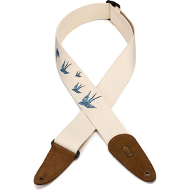 Гітарний ремінь LEVY'S MC8U-006 PRINT SERIES COTTON GUITAR STRAP (BIRDS)