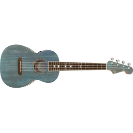 Укулеле з підключенням FENDER DHANI HARRISON UKULELE WN TURQUOISE