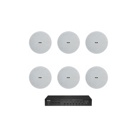 Комплект звуку DV audio LA1206CMG8W для приміщення до 120 м.кв.