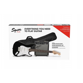 Гитарный набор SQUIER by FENDER STRATOCASTER PACK LR BLACK GIG BAG 10G - 230V EU