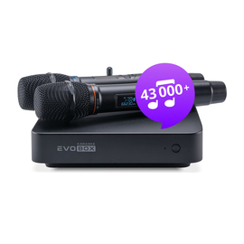 Караоке-система с микрофонами Evolution (EVOBOX Plus + SE-201D)