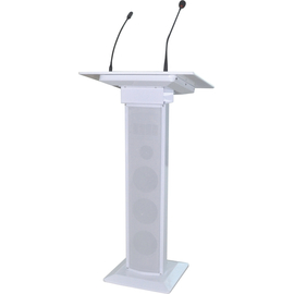Трибуна Younasi Y-096W "all-in-one" с радиосистемой, 60Вт, белая