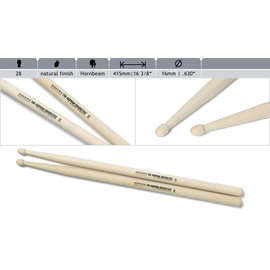 Барабанні палички Rohema Hornbeam 2B