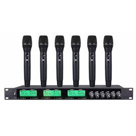 Бездротова мікрофонна система Emiter-S TA-7806H з ручними мікрофонами